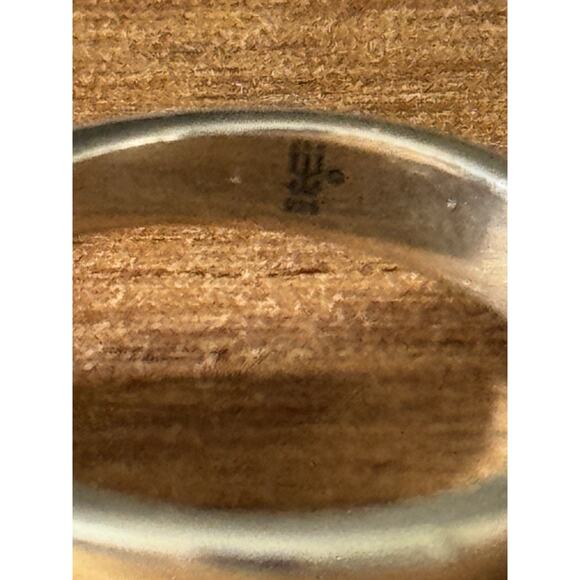 James Avery Retired Sterling Silver Black Onyx Beaded Ring Size 7 - Picture 5 of 6